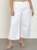 Calça Feminina Pantacourt Sarja Branco
