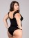 Body Plus Size Preto com Renda