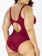 Maiô Feminino Plus Size Modelador Hibisco e Preto