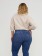 Calça Feminina Plus Size Skinny Com Metais