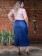 Saia Plus Size Midi Barra Desfiada