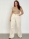 Calça Feminina Plus Size Wide Leg Com Cinto