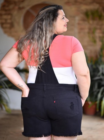 Jardineira plus size bengaline cheap