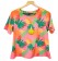 Blusa Feminina Plus Size Rosa Tropical