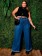 Calça Jeans Plus Size Pantalona