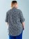 Camisão Plus Size Manga Curta Onça Preta