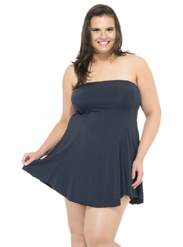 Saída de Praia Plus Size Preta - TQC