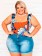 Short Jeans Plus Size Recortes