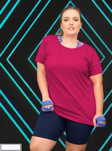 Camiseta Plus Size Joy Fitness