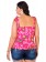 Regata Plus Size Estampada Tropical